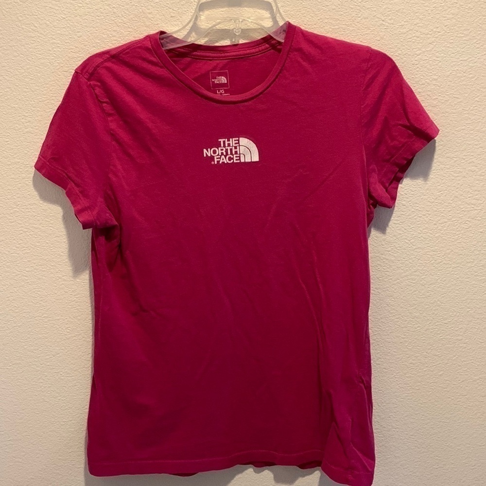 The North Face Womens Pink Cap Sleeve Tee. Size Large.​​​​​​​​​​​​​​​​​ - Picture 1 of 8